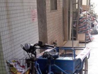 图 二手电动三轮车小吃车 餐具用品等一并转让 广州自行车 电动车